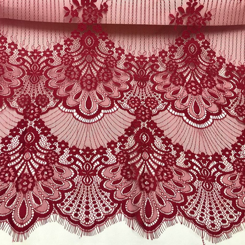 Lace Fabric Placement Floral Eyelash for Women's Wear Wholesale Suppli 12